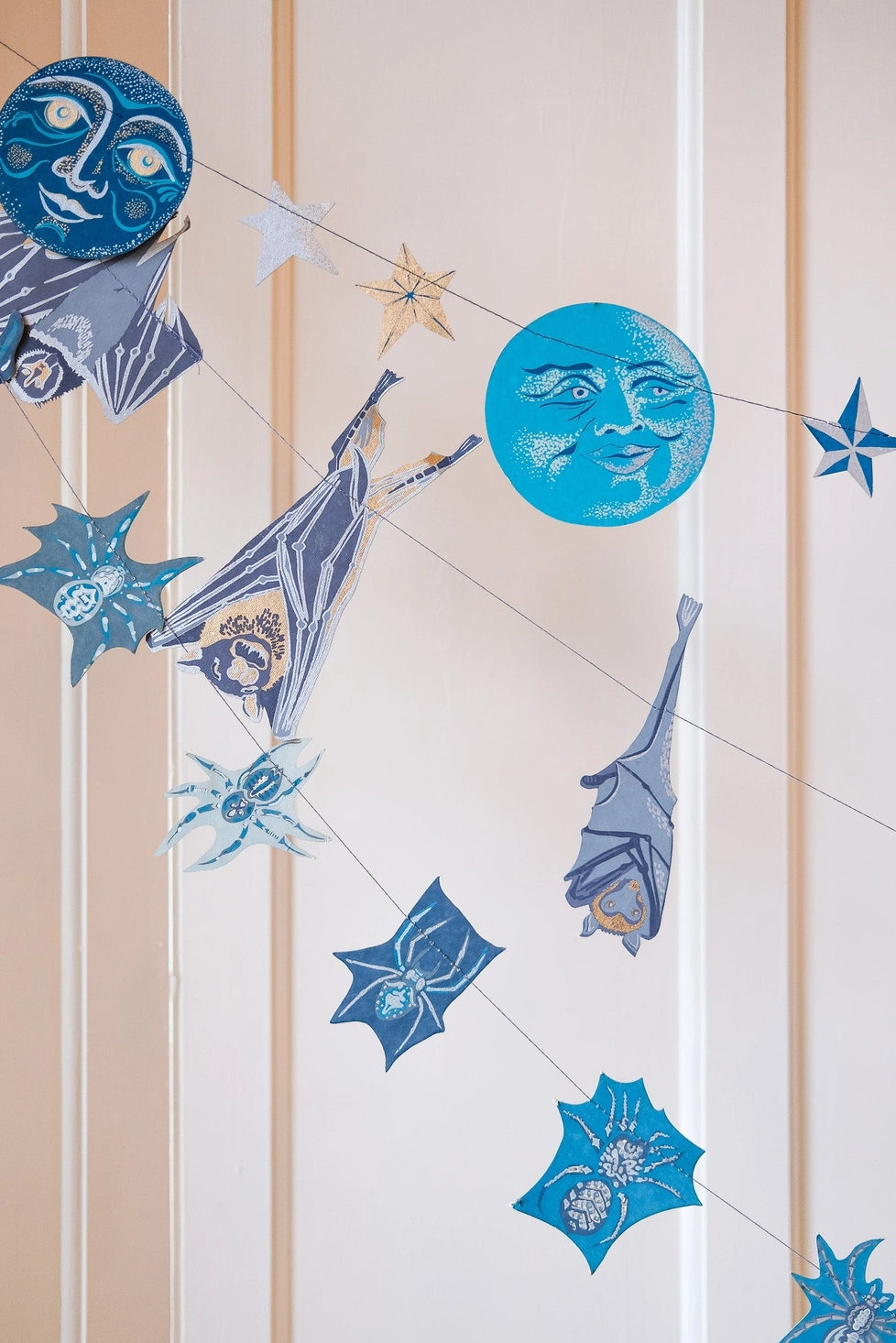 Bats Sewn Paper Garland | East End Press
