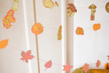 Autumn Leaves Sewn Paper Garland | East End Press