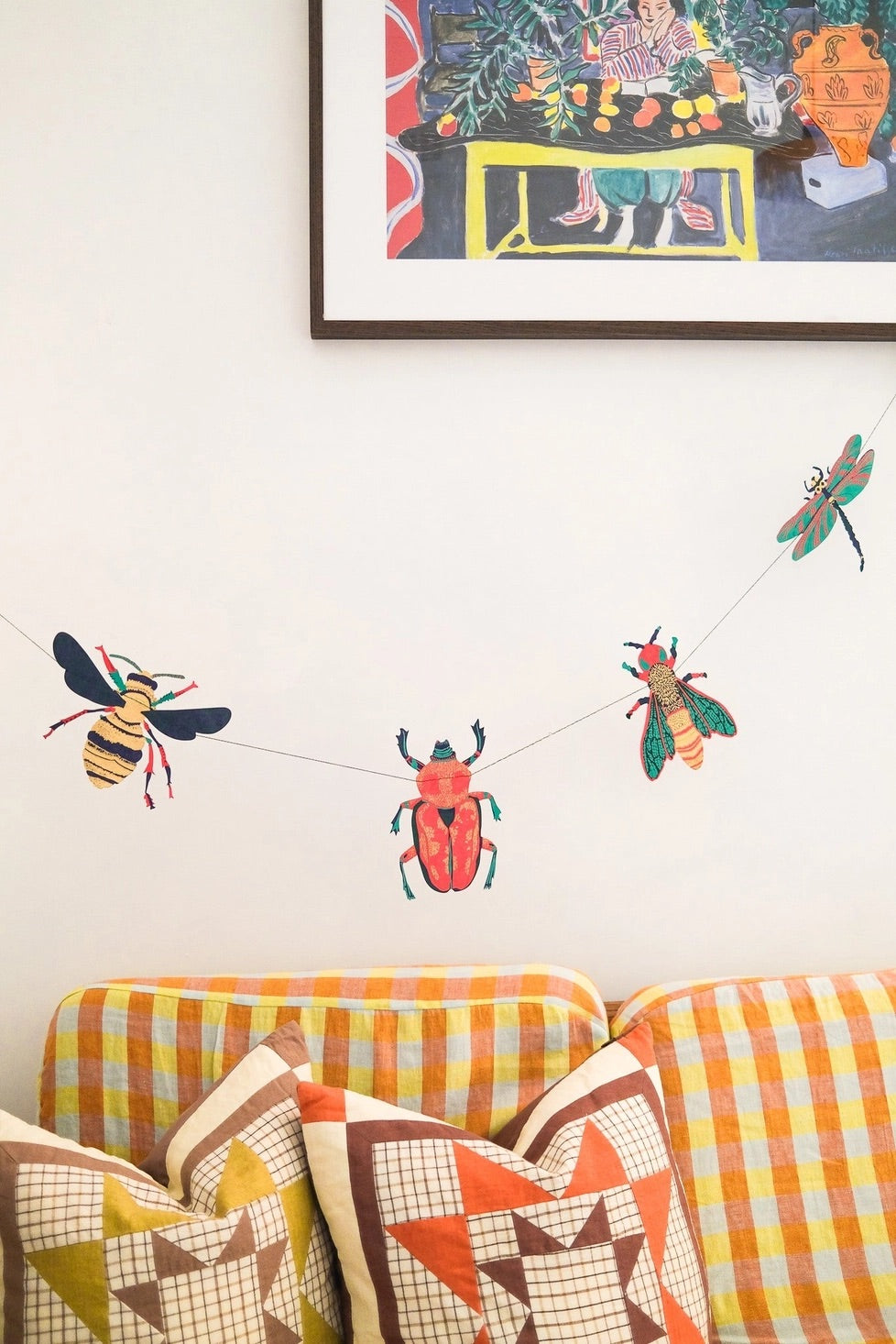 Hand-Sewn Insects Paper Garland | East End Press