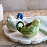 Ceramic Bird Creamer Holder