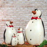 Nesting Phat Penguin Metal Figurine