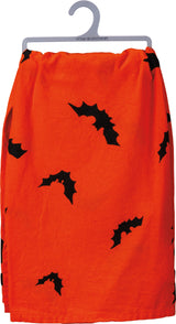 Retro Witch Halloween Kitchen Towel