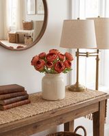 Dark Orange Real Touch Ranunculus Bundle