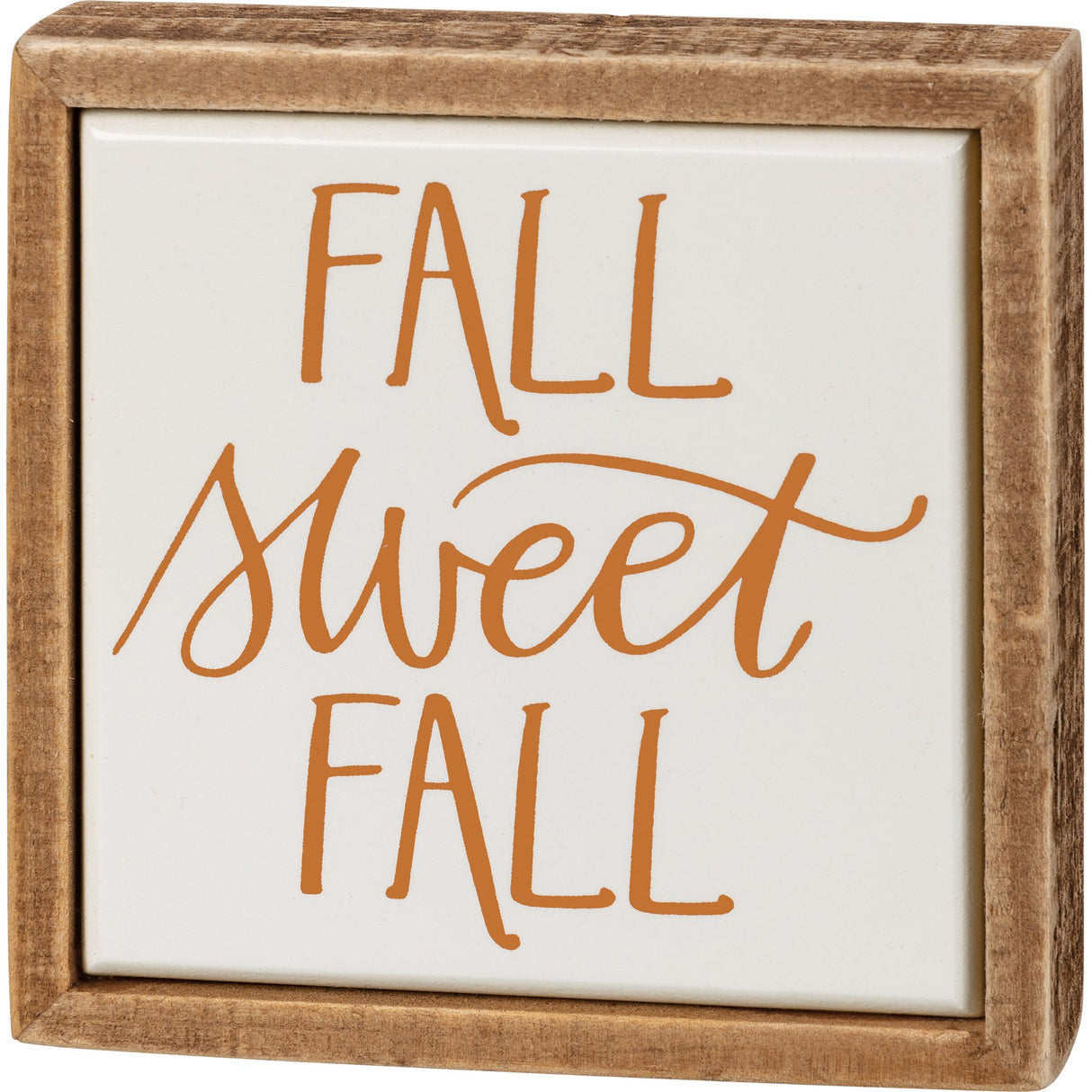 Fall Sweet Fall Mini Wood Box Sign