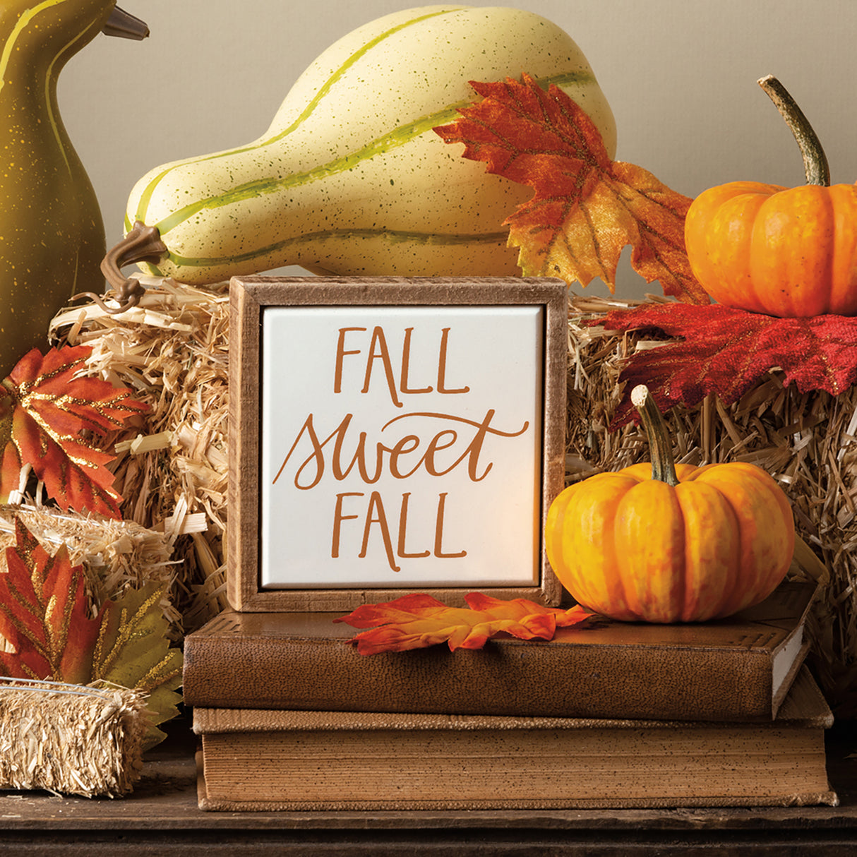 Fall Sweet Fall Mini Wood Box Sign