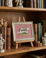 Embroidered Style Dog Wall Art