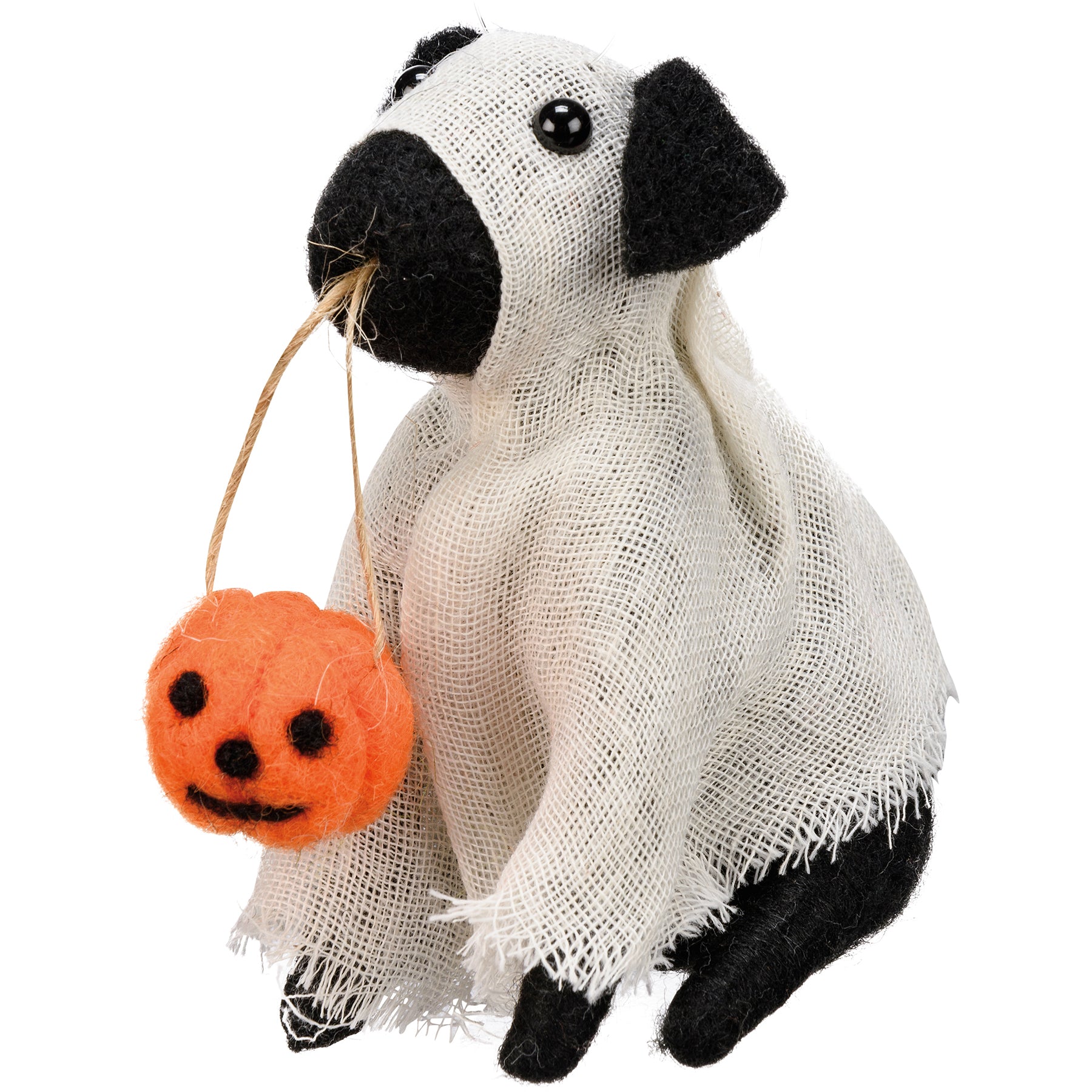 Ghost Dog Felt Critter