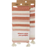 Whatever Spices Your Pumpkin Kitchen Towel