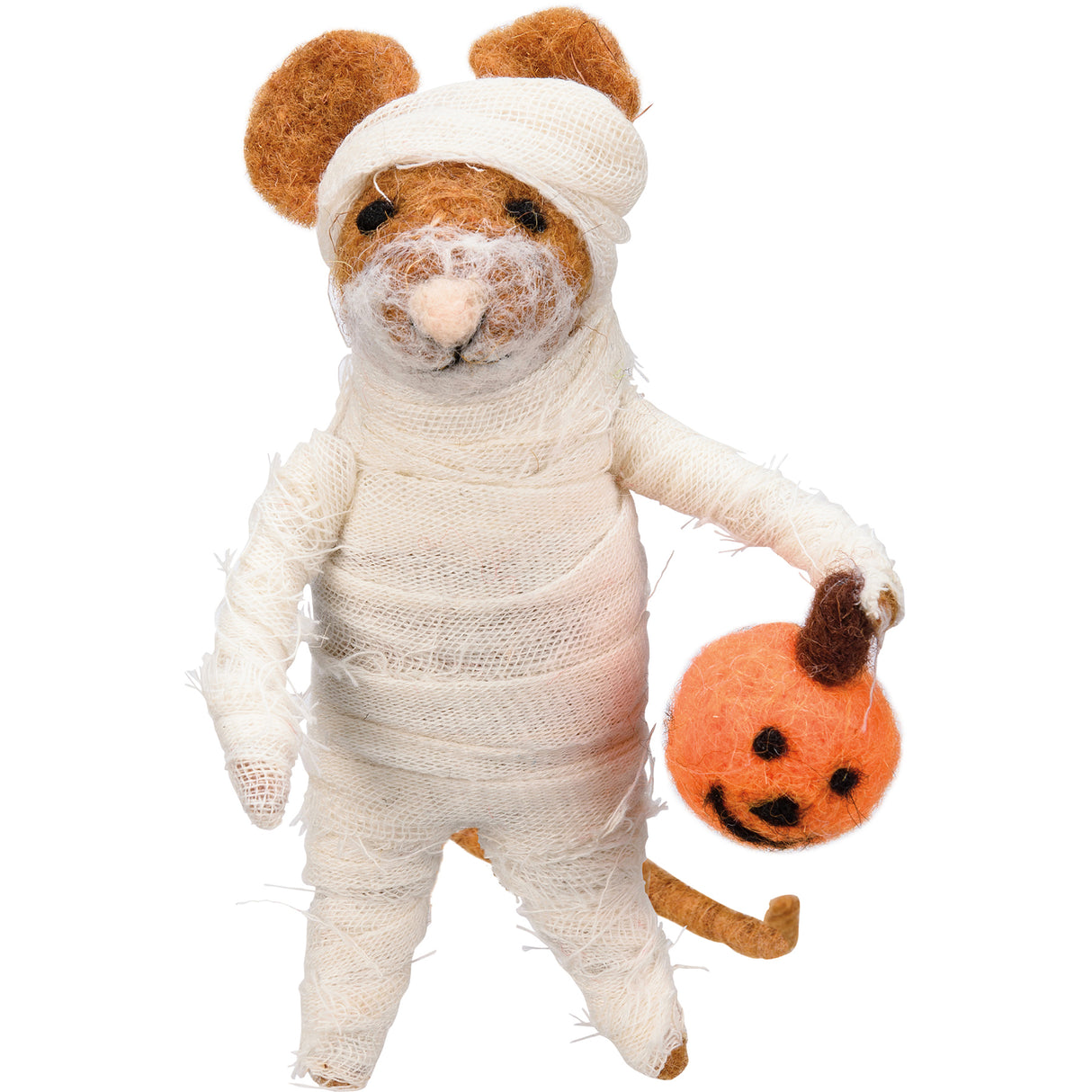 mummy costume mouse felt critter