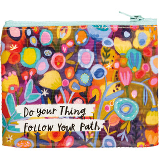 Do Your Thing Follow Your Path Zipper Wallet