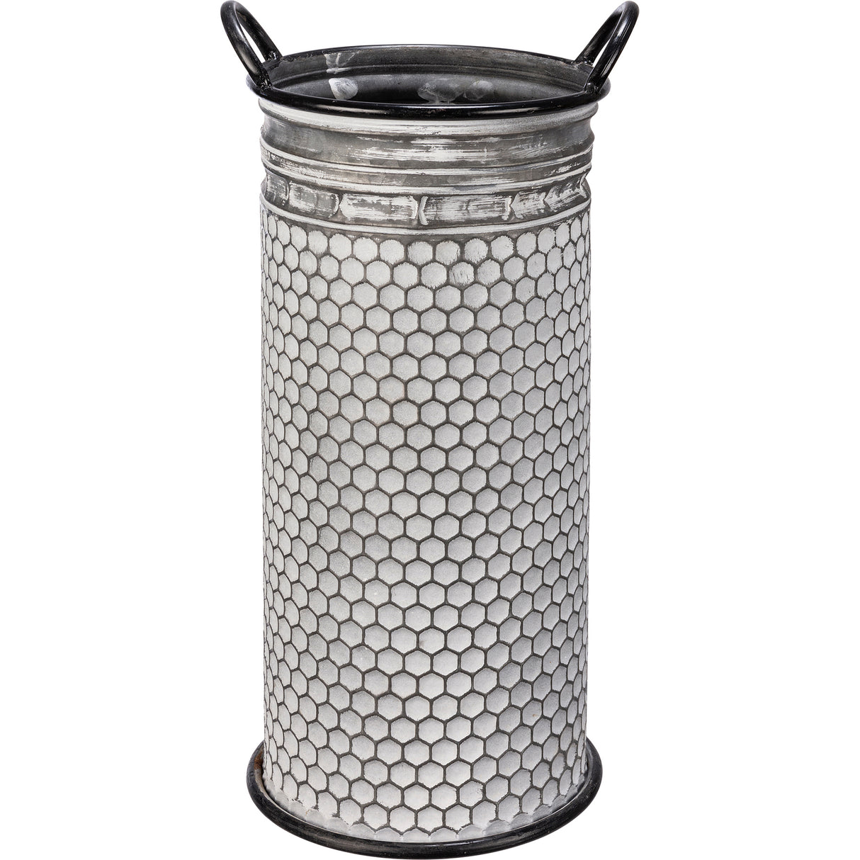 Honeycomb Galvanized Metal Tall Buckets