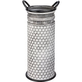 Honeycomb Galvanized Metal Tall Buckets