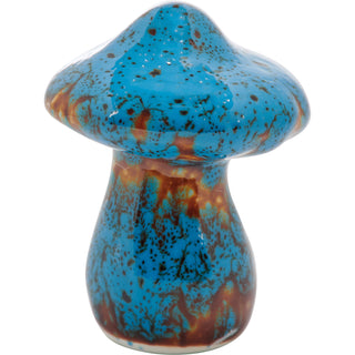 Glazed Ceramic Wild Mushrooms Figurines