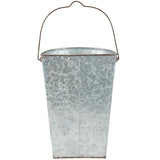 Warm Winter Wishes Galvanized Wall Bucket