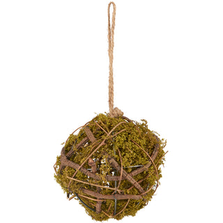 preserved moss ball ornament by primitives by kathy