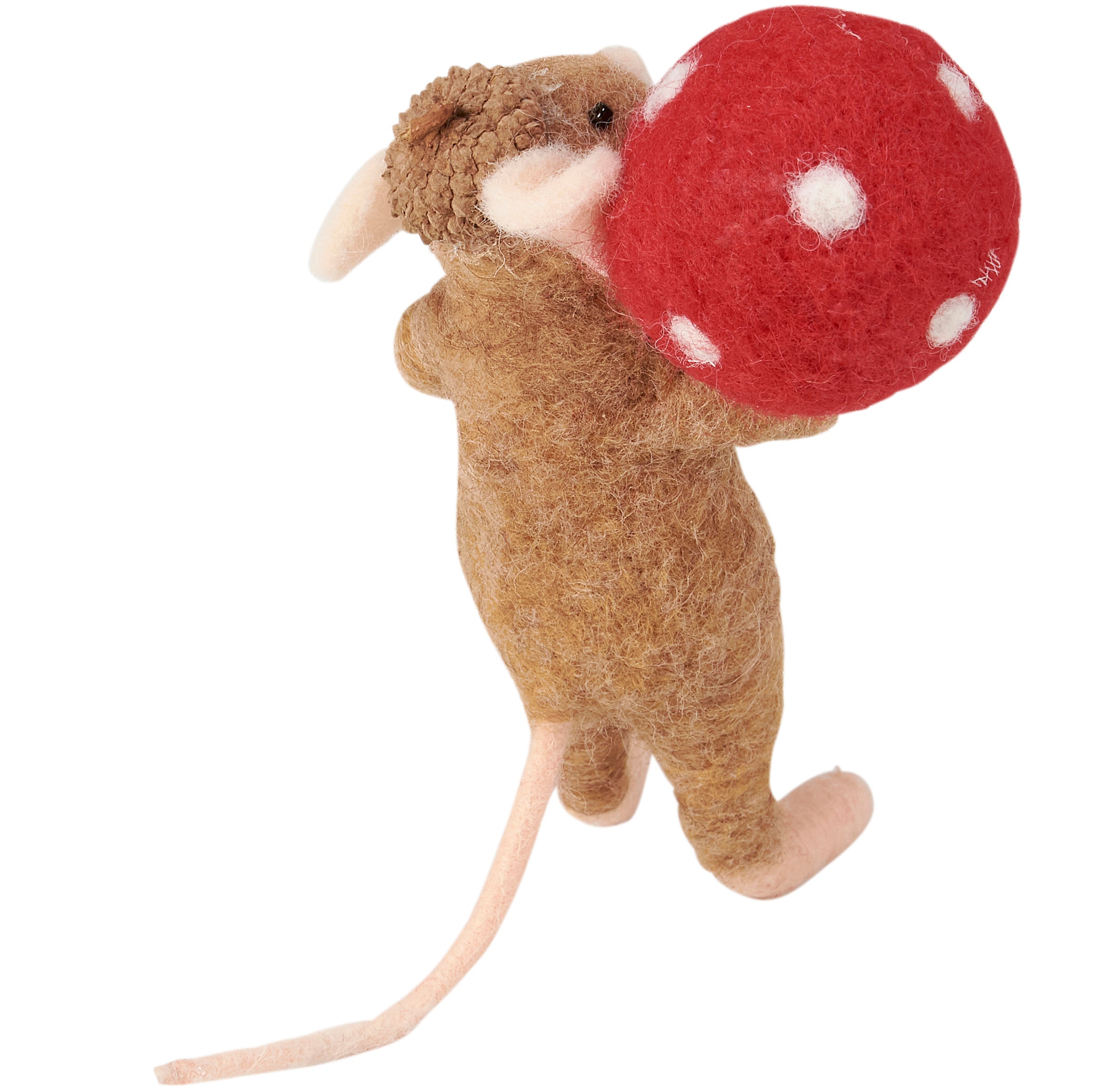 Toadstool Felt Mouse Critter - Thumbnail 2