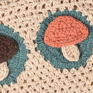 Crochet Mushrooms Wristlet