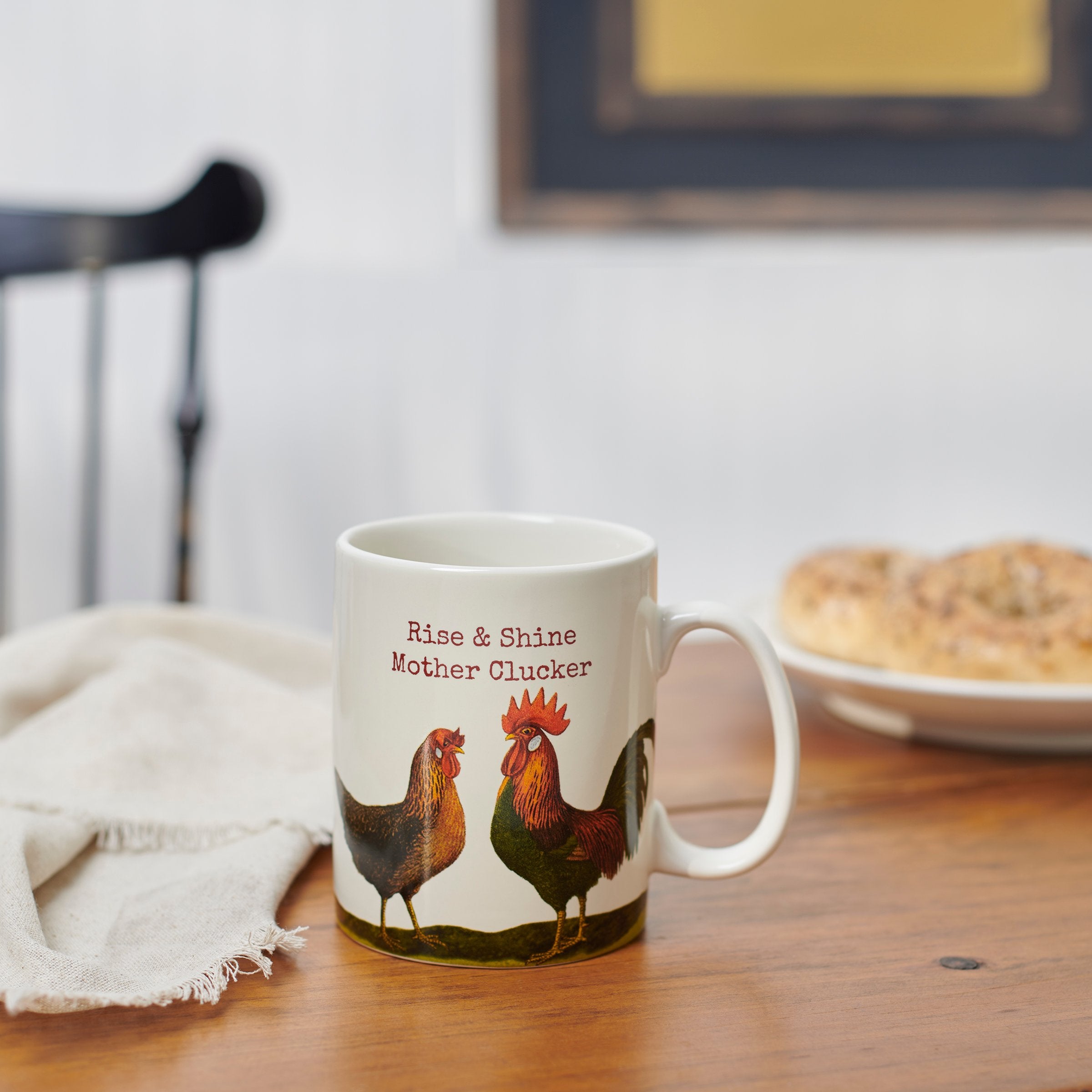 Rise & Shine Mother Clucker Ceramic Mug - Thumbnail 2