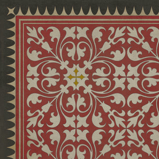 20'' x 30'' Vinyl Floorcloth (Pattern 21 - The Red Queen)