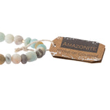 Stone Stack Bracelet Amazonite | Stone of Courage