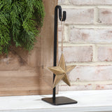 Black Metal Ornament Display Stand | 12'' Tall