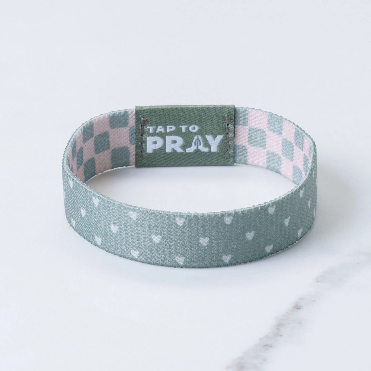 Cottage & Tile Tap to Pray Wristband