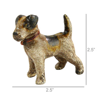 Distressed Hand-Painted Cast Iron Dog Breeds
