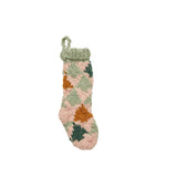 Chunky Knitted Cottage Christmas Stockings