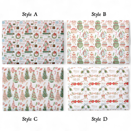 Holiday Wrapping Paper Sheets