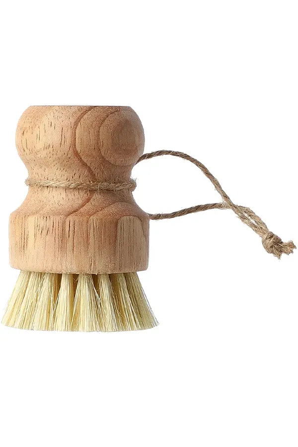 Bamboo Handle Mini Scrub Sisal Brush - Thumbnail 2
