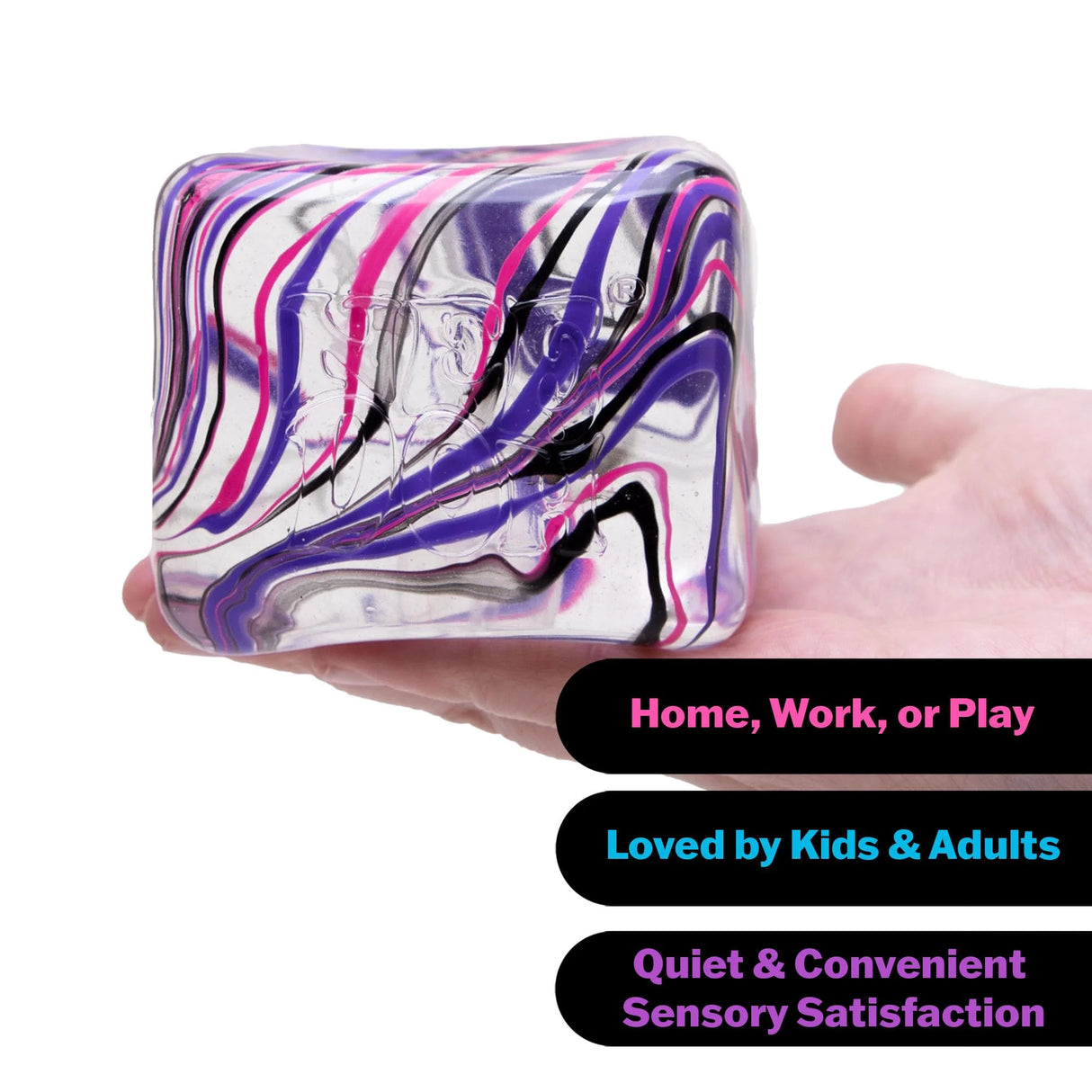 NeeDoh Nice Berg Swirl Sensory Cube
