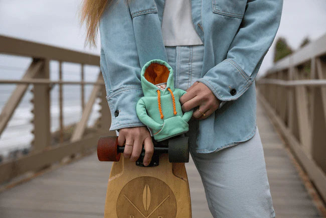 The Hoodie Seafoam Insulated Can Cooler | Puffin Drinkwear
