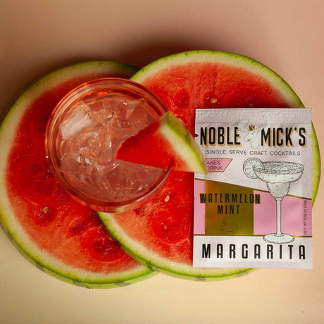 Watermelon Mint Margarita Single-Serve Craft Cocktail Mix | Noble Mick's