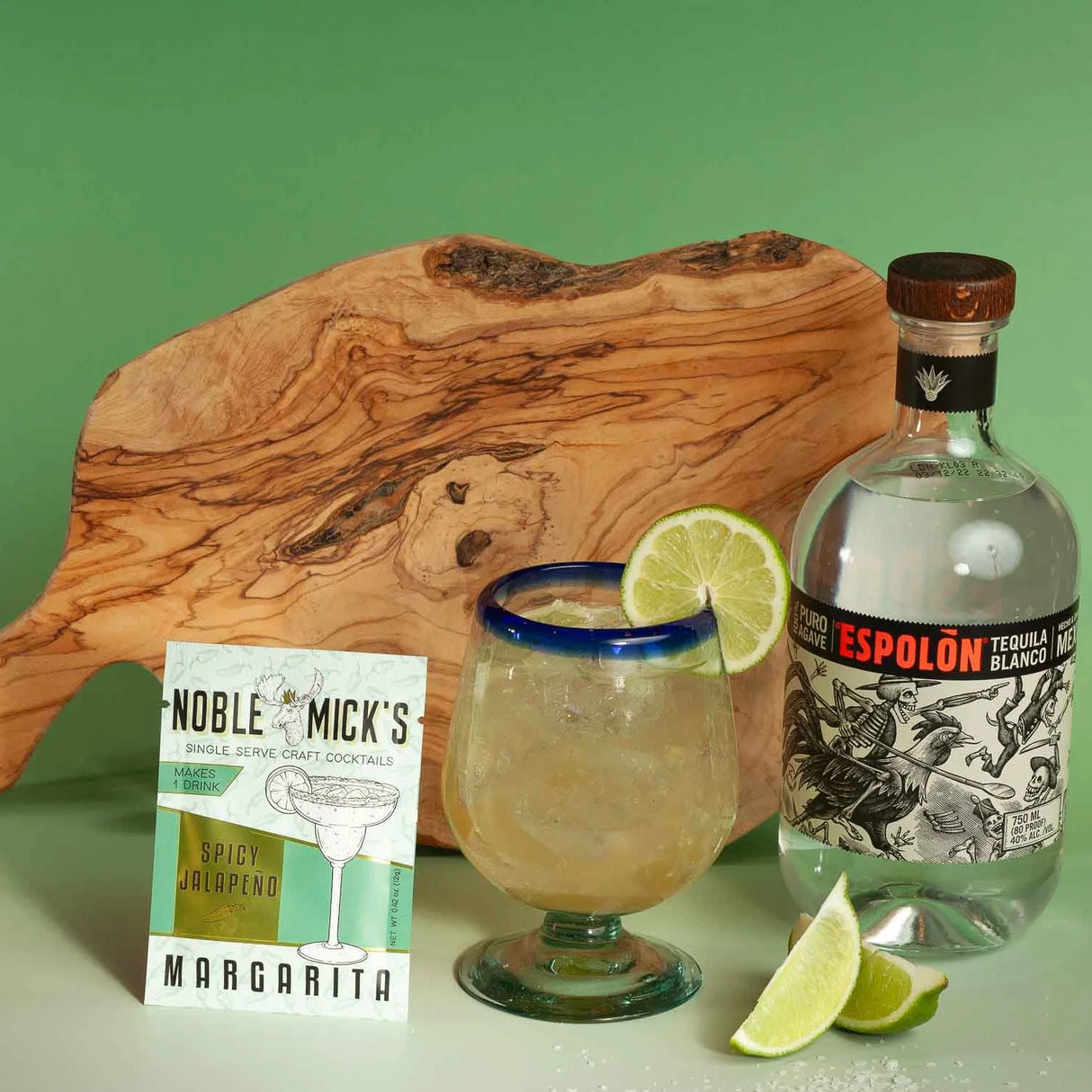Spicy Jalapeńo Margarita Single-Serve Craft Cocktail Mix | Noble Mick's