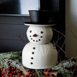 Frosty Tin Snowman Figurine