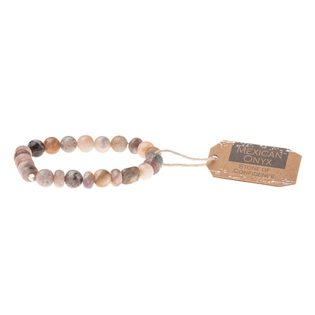 Stone Stack Bracelet Mexican Onyx | Stone of Confidence