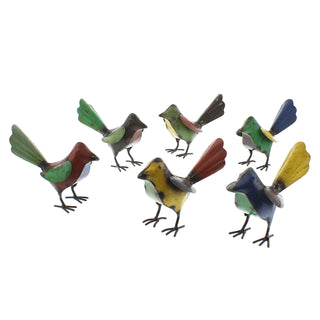 recycled metal birds by homart