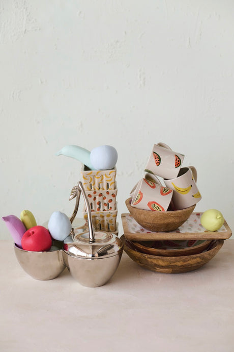 Pastel Resin Decorative Fruit