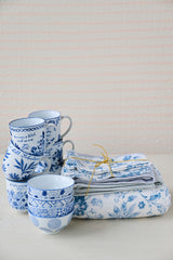 Blue and White Sassy Sayings Ceramic Coffee Mug