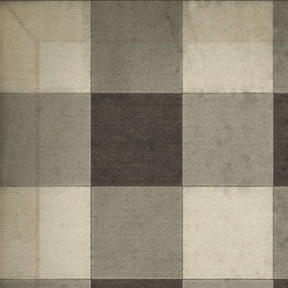 20'' x 30'' Vinyl Floorcloth (Williamsburg – Gingham Canvas – Black)