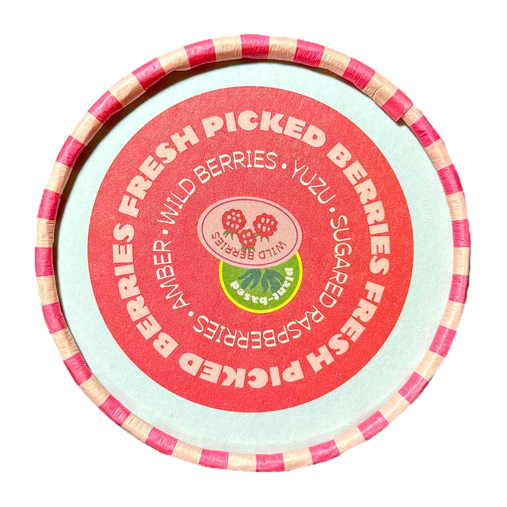 Fresh Picked Berries Farmers Market Glass Candle - Thumbnail 4