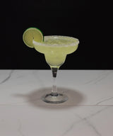 Fake Classic Margarita in Salt Rimmed Glass