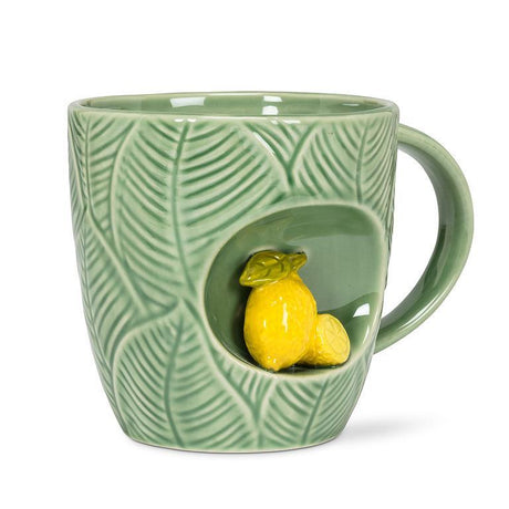 Leafy Lemon Alcove 3D Coffee Mug