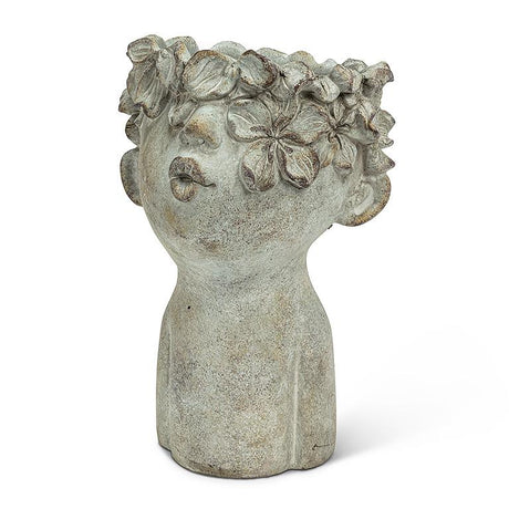 Kissing Face Cement Planter