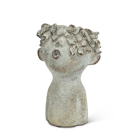 Kissing Face Cement Planter