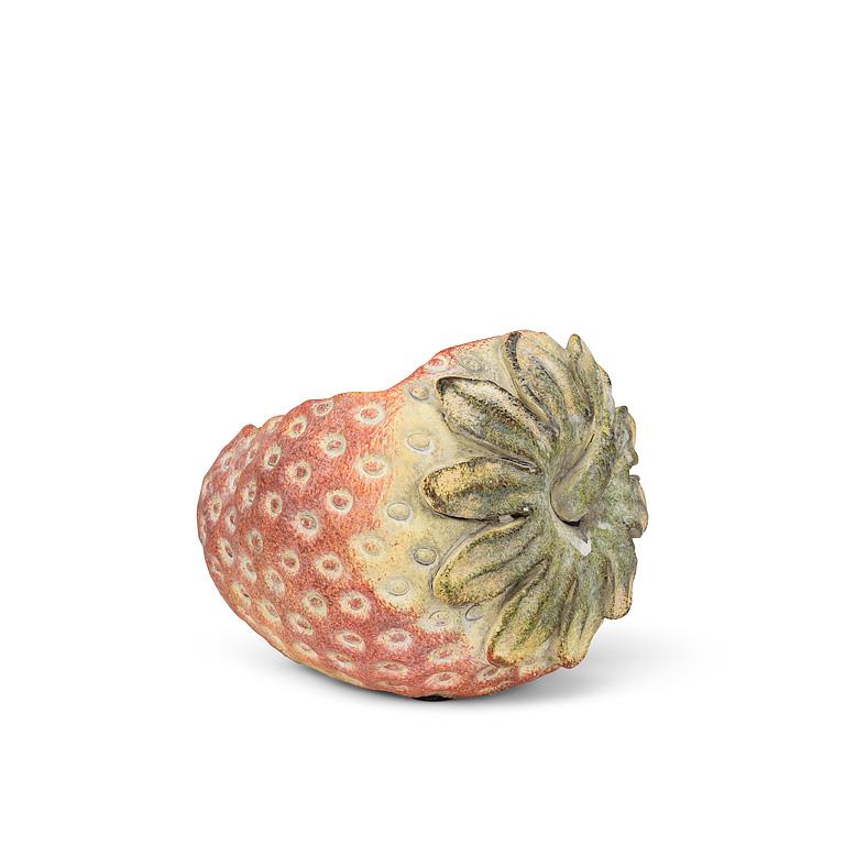 Laying Strawberry Cement Planter