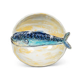 Round Slim Ceramic Fish Bowl