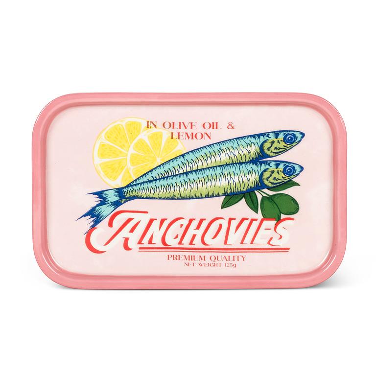 Vintage Inspired Sardine Tin Ceramic Plate