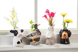 Mallard Duck Mini Ceramic Bud Vase