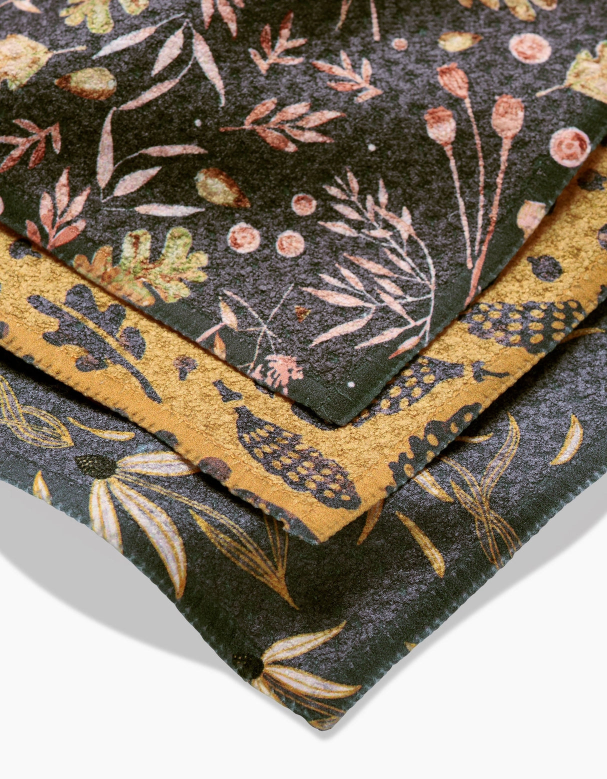 Autumn Harvest Geometry Dishcloths | 3-Pack